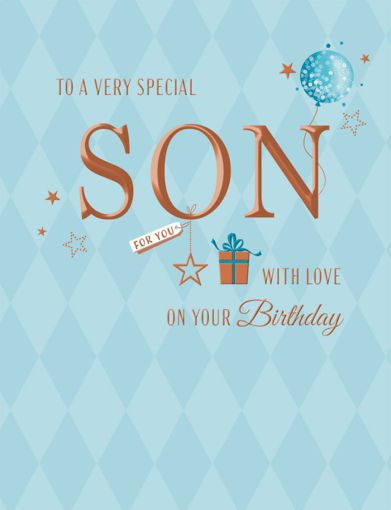 Picture of SPECIAL SON WITH LOVE BIRTHDAY CARD